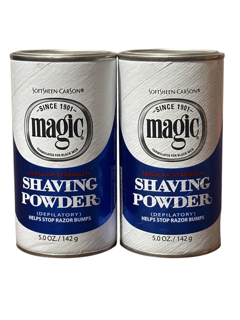 SoftSheen-Carson Magic Shaving Powder Regular Strength 5 Oz 2-Pack